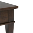 Atlin Designs Coffee Table in Tobacco Brown