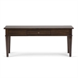 Atlin Designs Coffee Table in Tobacco Brown