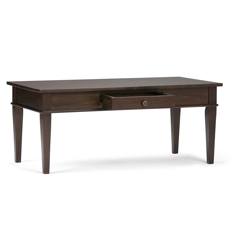 Atlin Designs Coffee Table in Tobacco Brown