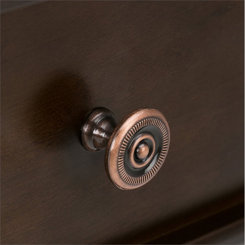 Atlin Designs Home Office Desk in Tobacco Brown