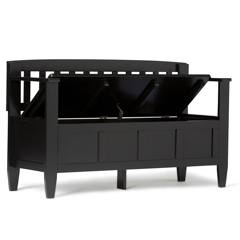 Atlin Designs Entryway Bench in Black