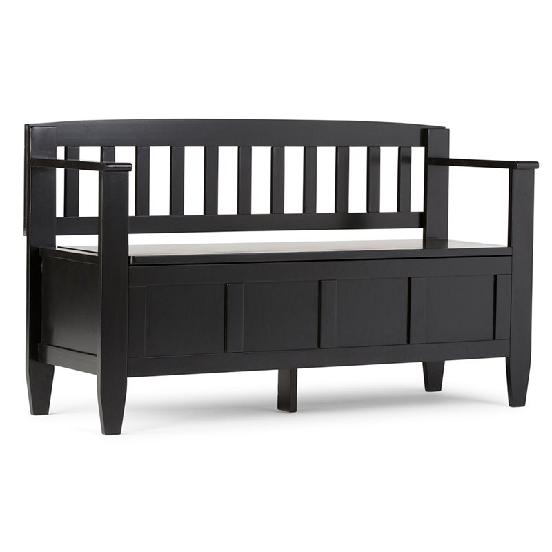 Atlin Designs Entryway Bench in Black