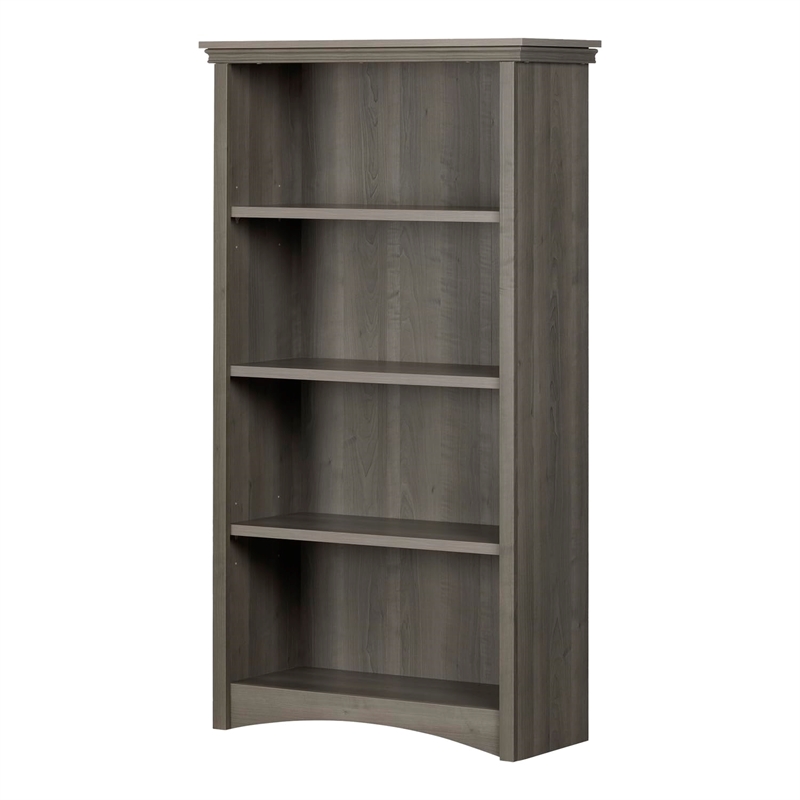 Atlin Designs 4 Shelf Bookcase in Pure White