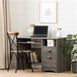 Atlin Designs Laminated Particleboard Gray Maple Computer Desk Rectangular Large Workspace 46