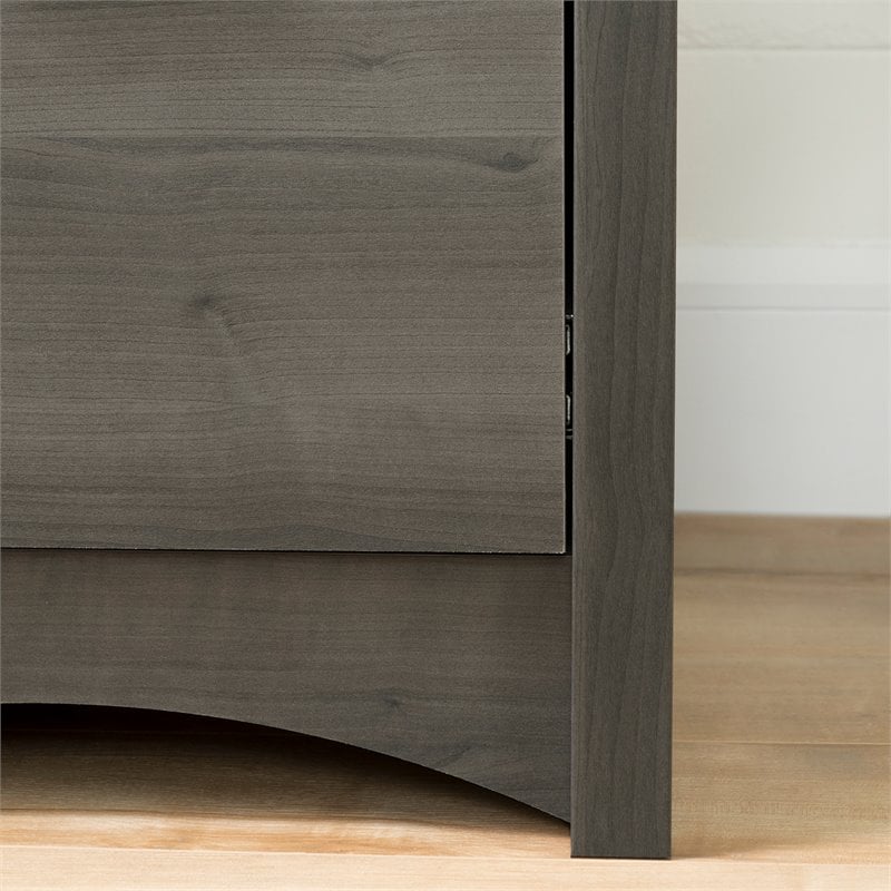 Atlin Designs Laminated Particleboard Gray Maple Computer Desk Rectangular Large Workspace 46