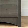 Atlin Designs Laminated Particleboard Gray Maple Computer Desk Rectangular Large Workspace 46