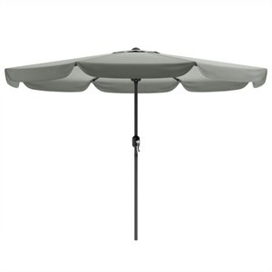 atlin designs patio umbrella in sand gray