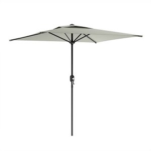 atlin designs square patio umbrella in sand gray