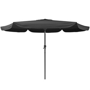 atlin designs patio umbrella in black