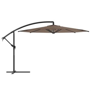 atlin designs patio umbrella in sandy brown