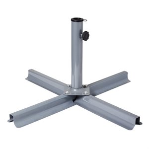atlin designs patio umbrella stand in gray