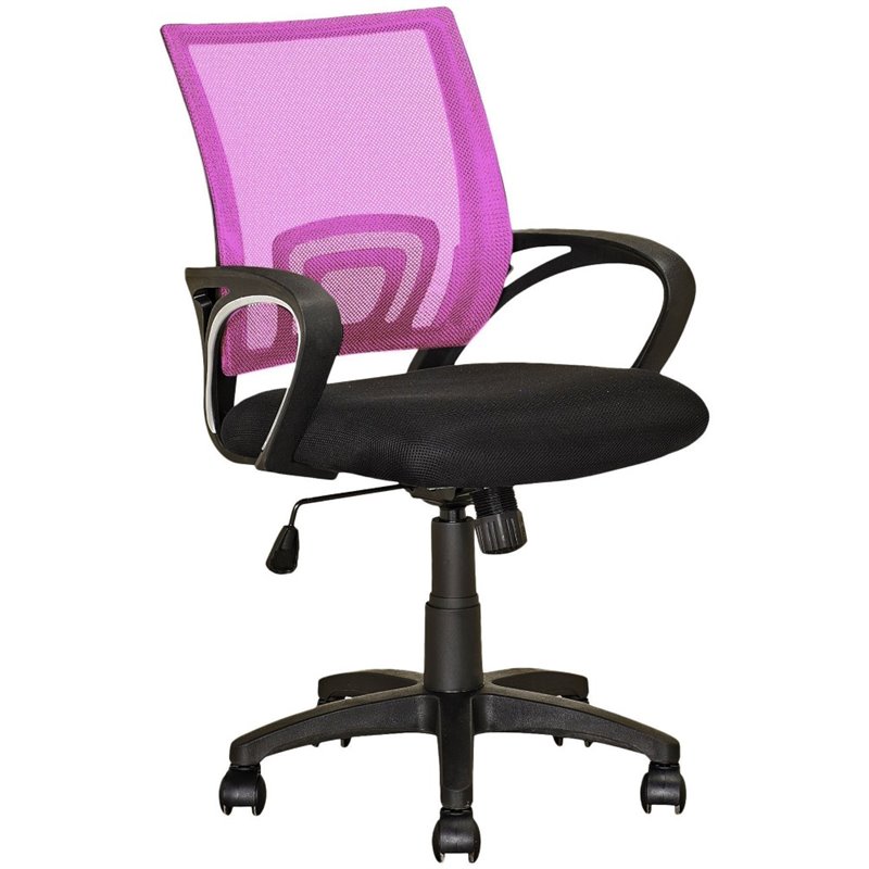 pink and black computer chair