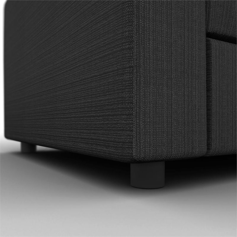 Atlin Designs 2-Piece Modern Wood Queen Murphy Bed Set in Gray/White