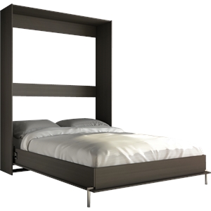 atlin designs wall bed queen size in wood charcoal