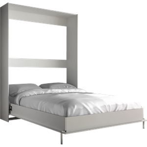 atlin designs wall bed queen size in wood white