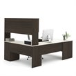 Atlin Designs 3 Piece Office Set in Dark and White Chocolate
