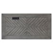 Atlin Designs 8 Drawers Two Tone Contemporary Wood L-Desk in White