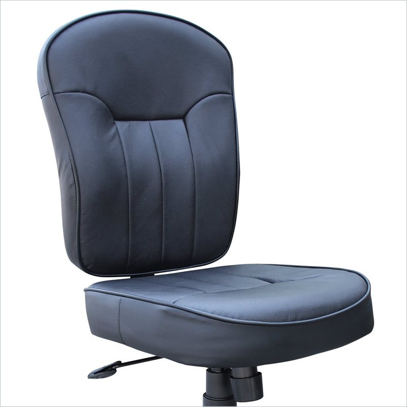 Atlin Designs Black Leather Task Chair
