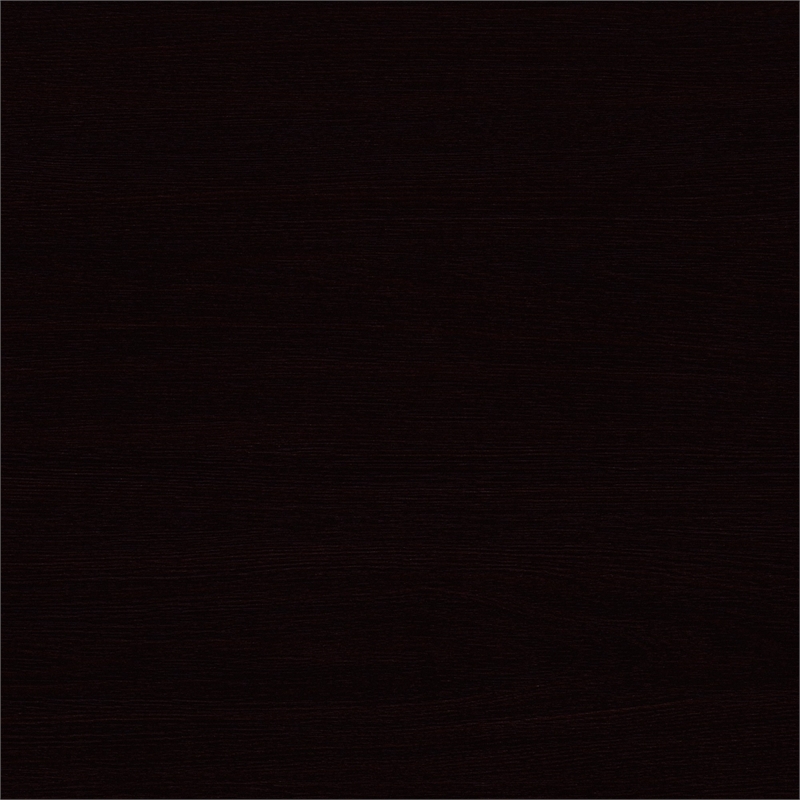 Atlin Designs 60W Computer Desk with Hutch in Espresso Oak