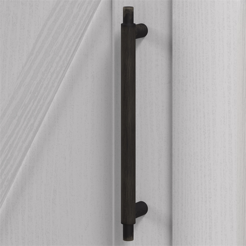 Atlin Designs Contemporary Wood Computer Desk with Storage in White