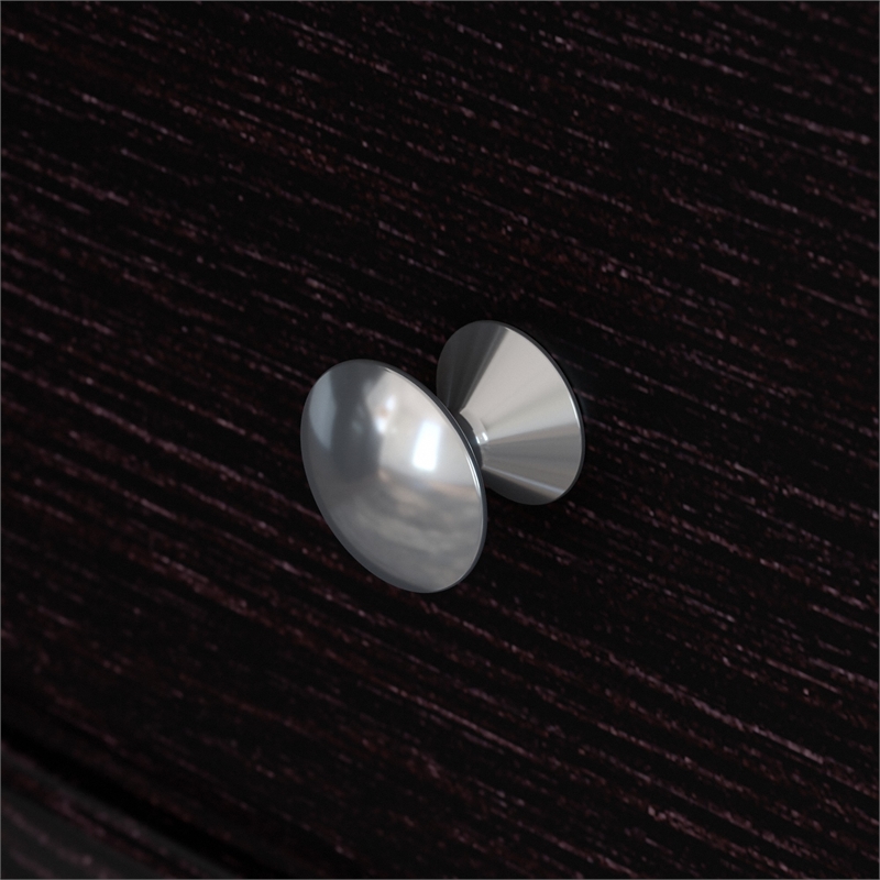 Atlin Designs 72W L Shaped Computer Desk with File in Espresso Oak