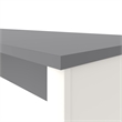 Atlin Designs Wood Office Credenza in Slate and Sandstone