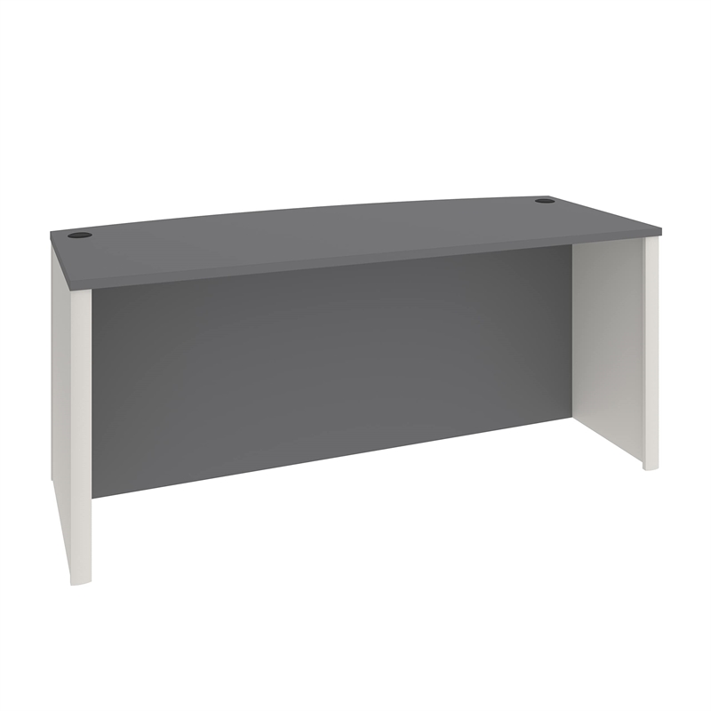 Atlin Designs Executive Desk in Slate and Sandstone