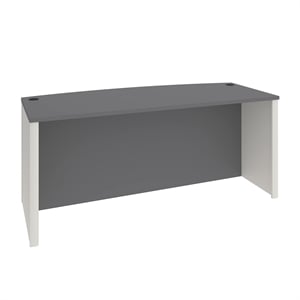 Atlin Designs Executive Desk in Slate and Sandstone