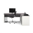 Atlin Designs L-Shaped Desk in Sandstone
