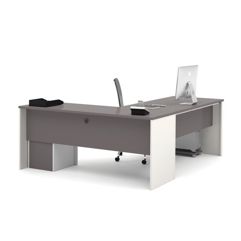 Atlin Designs L-Shaped Desk in Sandstone