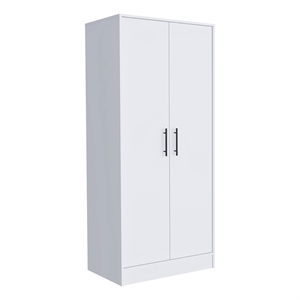 atlin designs 2-door wood armoire with 1-cabinet & one hidden drawer