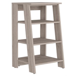 atlin designs modern wood linen cabinet with 4-shelf