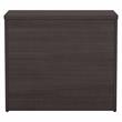 Atlin Designs Modern Office Storage Cabinet with Drawers in Storm Gray