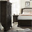 Atlin Designs Traditional Wood Peppercorn Door Chest in Mahogany