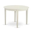 Atlin Designs 3-piece Wood Dining Table and Chairs in Linen White