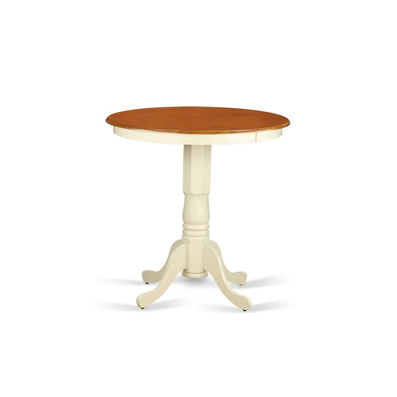 Atlin Designs 3-piece Wood Dining Set in Buttermilk and Cherry