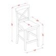 Atlin Designs 5-piece Wood Pub Table and Dining Chairs in Oak