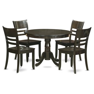 Atlin Designs 5-piece Wood Dining Room Set in Cappuccino
