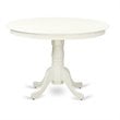 Atlin Designs 5-piece Wood Dining Set w/ X-Back Chairs in White
