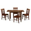 Atlin Designs 5-piece Wood Dining Table and Chairs in Mahogany