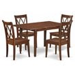 Atlin Designs 5-piece Wood Dining Set in Mahogany
