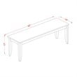Atlin Designs 6-piece Wood Dinette Set in Cappuccino