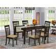 Atlin Designs 7-piece Wood Table and Dining Chairs in Cappuccino