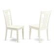 Atlin Designs 7-piece Wood Dining Table and Chairs in Linen White