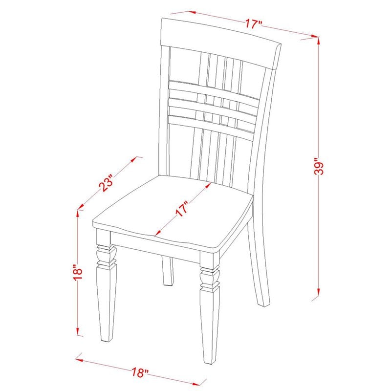 Atlin Designs 9-piece Wood Dining Table and Chairs in Linen White