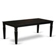 Atlin Designs 9-piece Wood Dining Table and Chairs in Black
