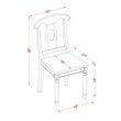 Atlin Designs 9-piece Wood Dining Table and Chairs in Black