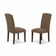 Atlin Designs 7-piece Wood Dining Set in Mahogany/Dark Coffee
