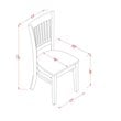 Atlin Designs 7-piece Wood Dining Table and Chairs in Oak