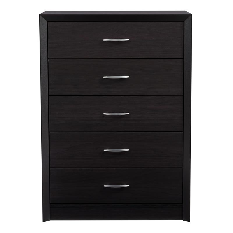women black short dress Atten 3-Drawer Tall Dresser